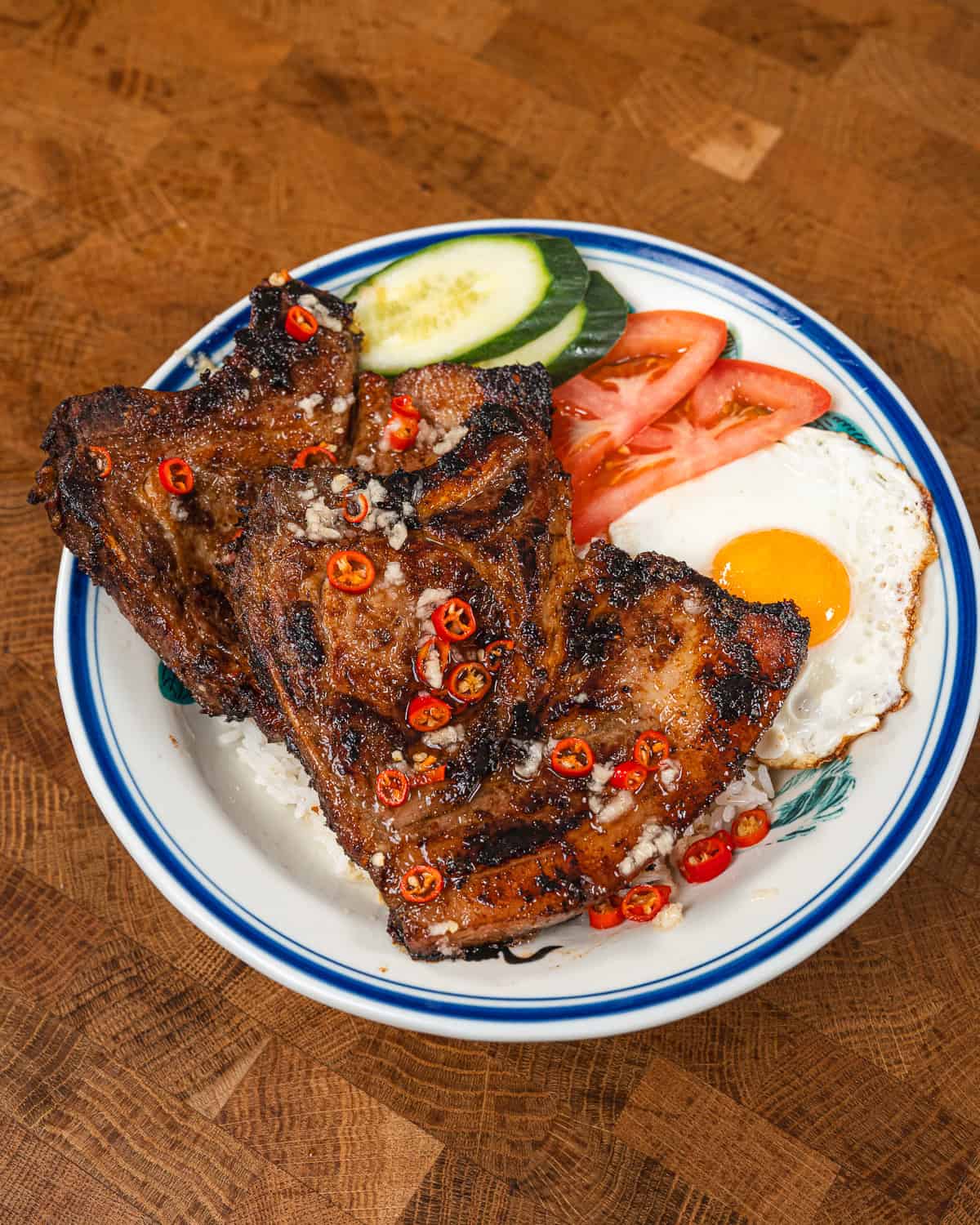 Vietnamese grilled pork chops