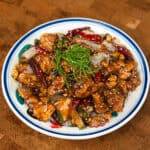 Kung Pao Chicken in a plate